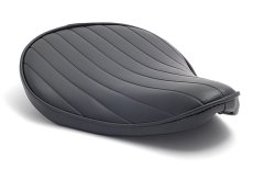 Solo Seat Small Black Extra Thin "Tuck & Roll"