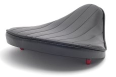 Solo Seat Small Black Extra Thin "Tuck & Roll"