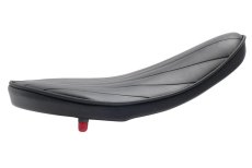 Solo Seat Small Black Extra Thin Tuck & Roll