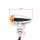 Bullet Turn Signals Chrome Smooth Long Stem, ECE