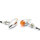 Bullet Turn Signals Chrome Smooth Long Stem, ECE