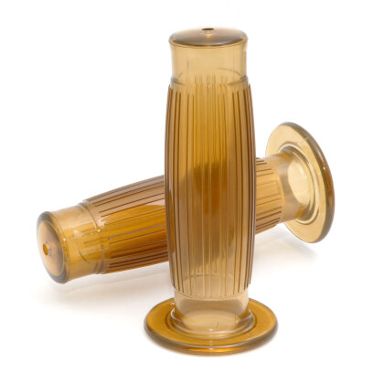 Barrel Style Griffe transparent braun 22mm