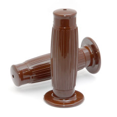 Barrel Style Grip Set brown 22mm