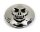 Skull Clutchcover Derbycover for Harley Evo, Big Twin